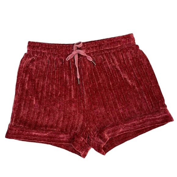 entro Pants - ENTRO Knit Shorts Women’s Size L Chenille Sleep Pajama Comfy Loungewear Casual